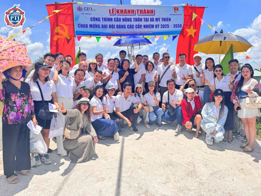 Hành trình thiện nguyện, teambuilding và khánh thành cầu nghĩa tình của tập thể lớp CEO TD21 PTI HCM – Lan tỏa yêu thương, kết nối cộng đồng 1 1 4