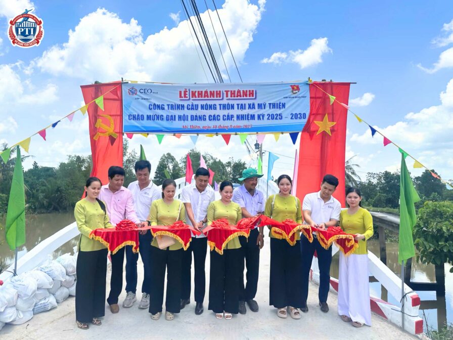 Hành trình thiện nguyện, teambuilding và khánh thành cầu nghĩa tình của tập thể lớp CEO TD21 PTI HCM – Lan tỏa yêu thương, kết nối cộng đồng 2 4 2