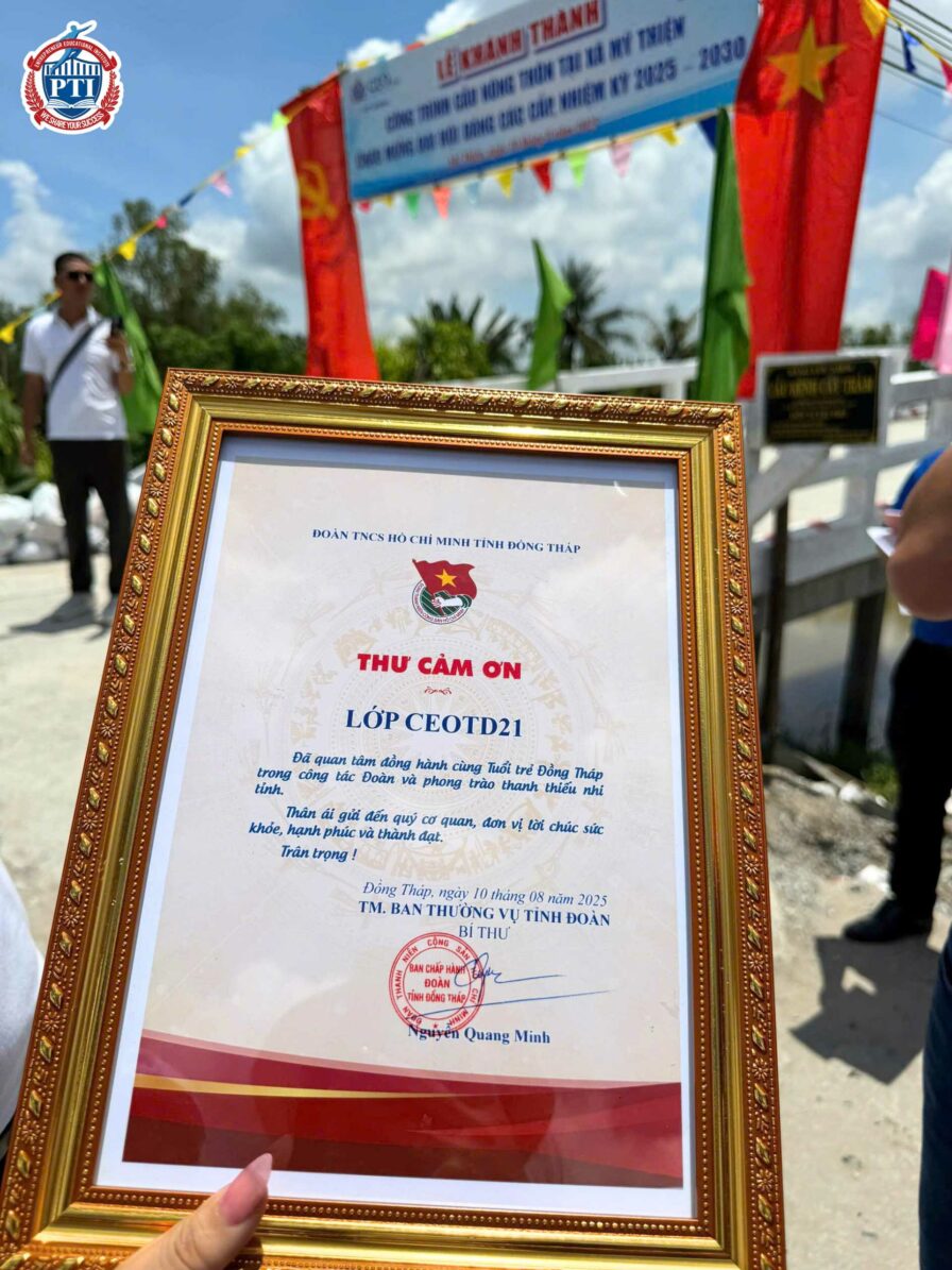 Hành trình thiện nguyện, teambuilding và khánh thành cầu nghĩa tình của tập thể lớp CEO TD21 PTI HCM – Lan tỏa yêu thương, kết nối cộng đồng 11 7 2